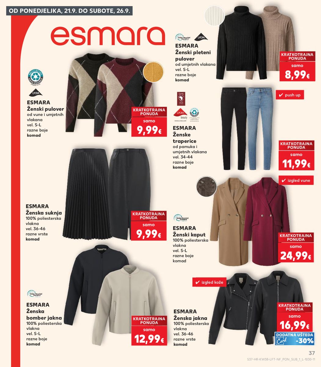 Kaufland catalog page 37 — 2026-09-16 to 2026-09-22