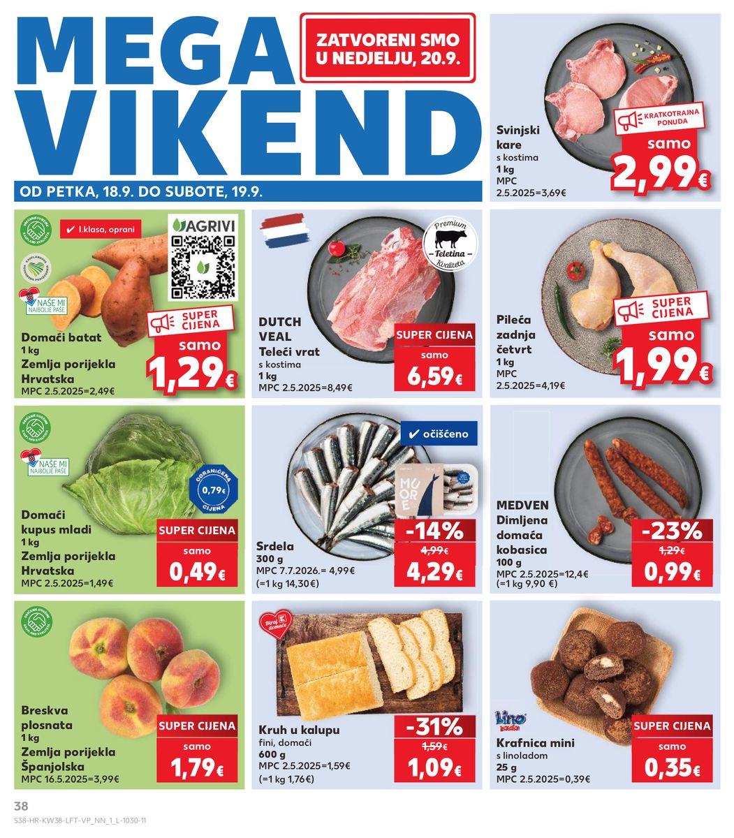 Kaufland catalog page 38 — 2026-09-16 to 2026-09-22