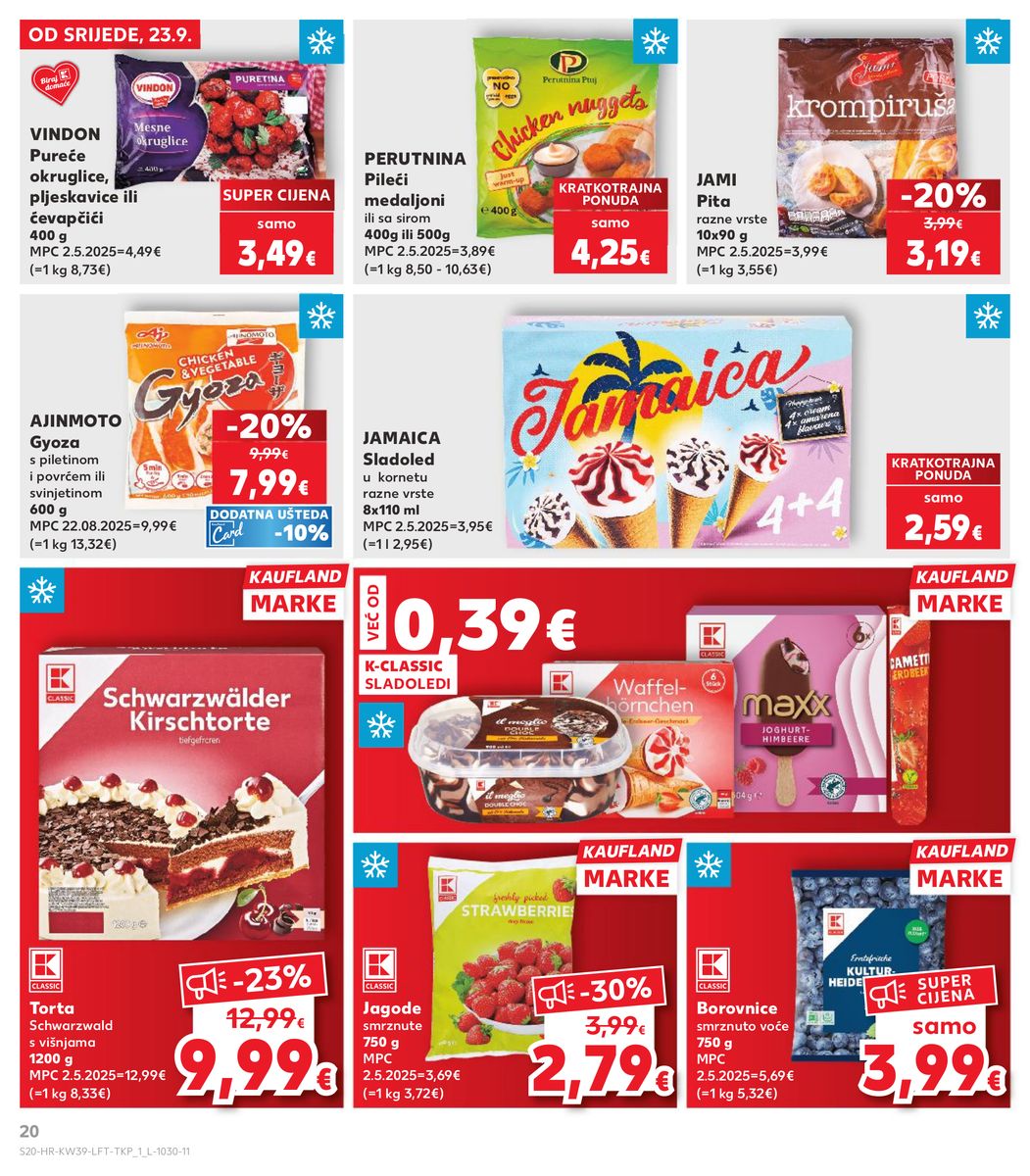 Kaufland catalog page 20 — 2026-09-23 to 2026-09-29