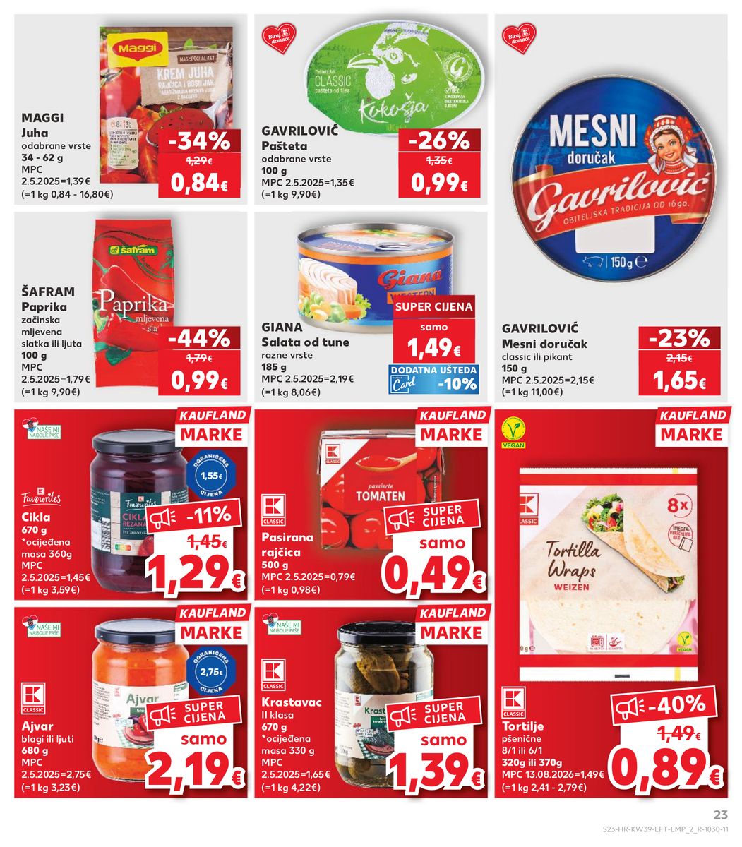 Kaufland catalog page 23 — 2026-09-23 to 2026-09-29