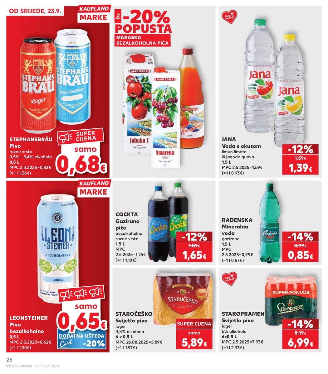 Kaufland catalog page 26 — 2026-09-23 to 2026-09-29