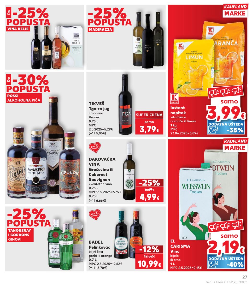 Kaufland catalog page 27 — 2026-09-23 to 2026-09-29