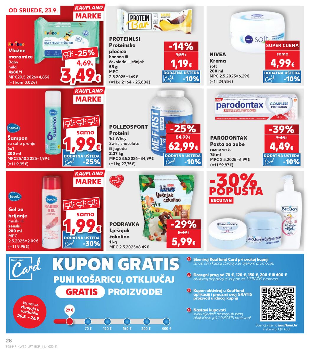 Kaufland catalog page 28 — 2026-09-23 to 2026-09-29
