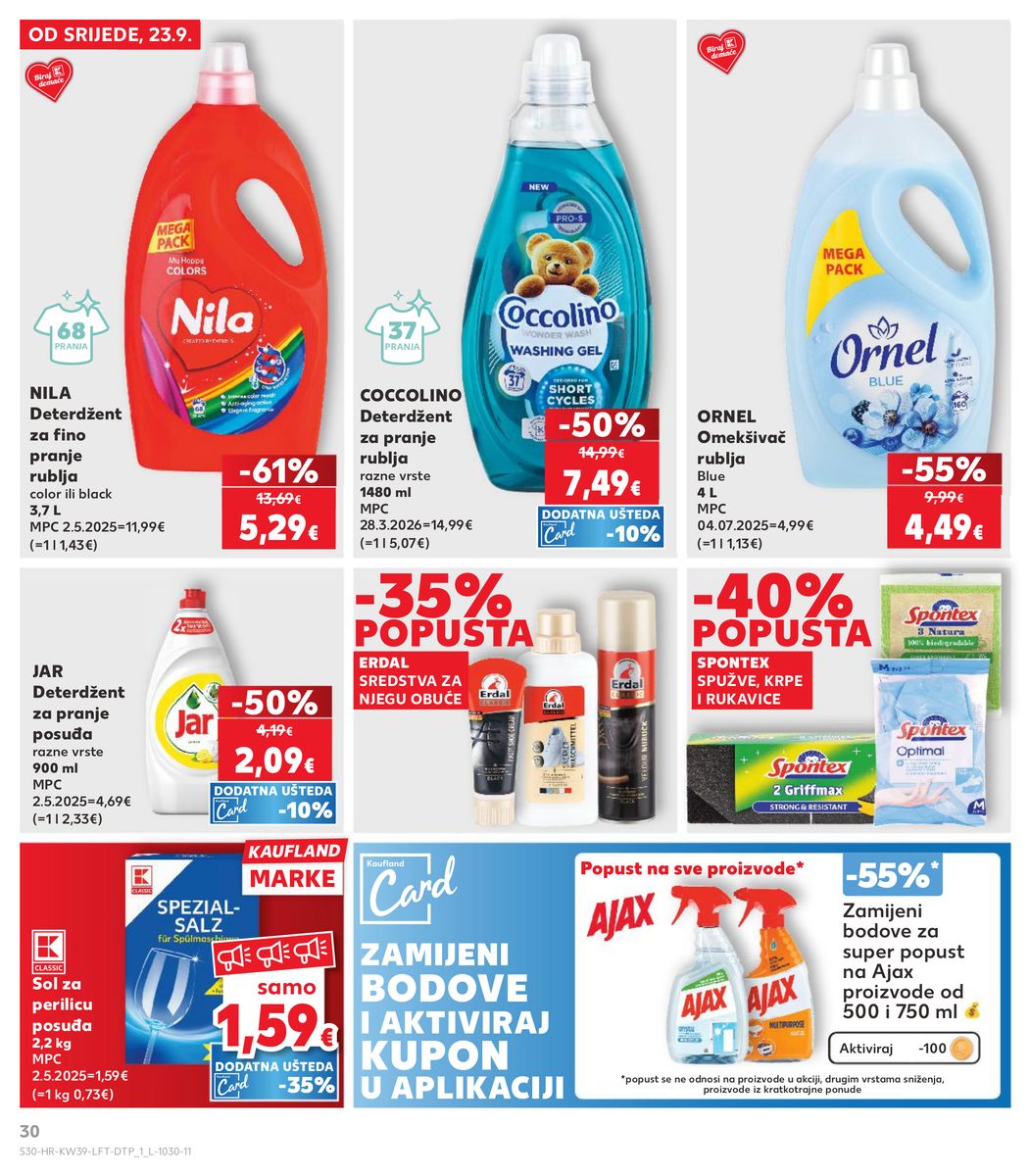 Kaufland catalog page 30 — 2026-09-23 to 2026-09-29