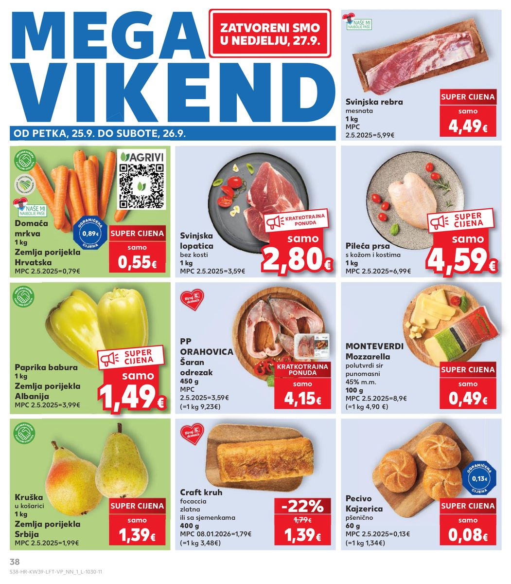 Kaufland catalog page 38 — 2026-09-23 to 2026-09-29