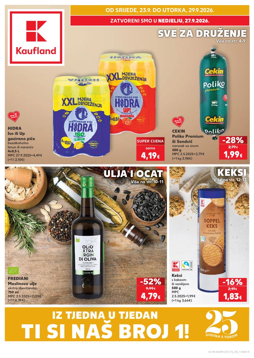 Kaufland catalog page 1 — 2026-09-23 to 2026-09-29