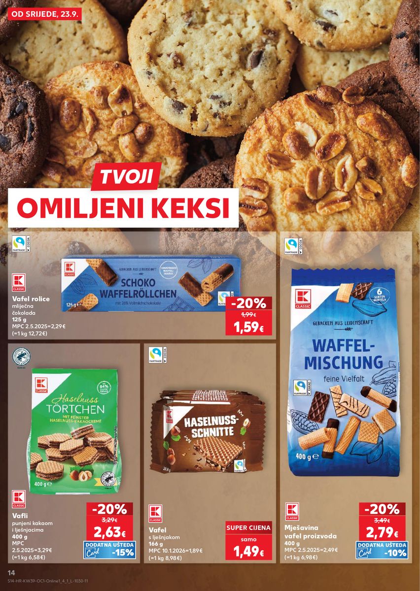Kaufland catalog page 14 — 2026-09-23 to 2026-09-29