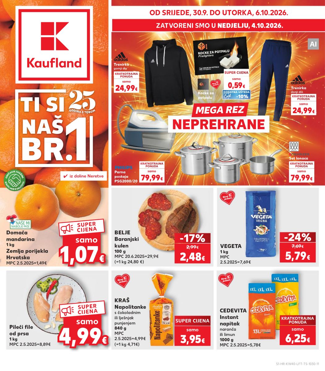 Kaufland catalog 2026-09-30 to 2026-10-06
