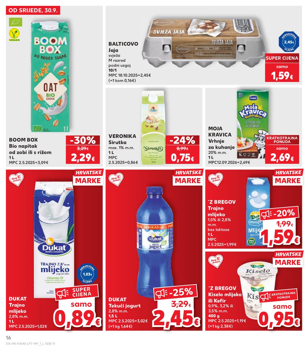 Kaufland catalog page 16 — 2026-09-30 to 2026-10-06