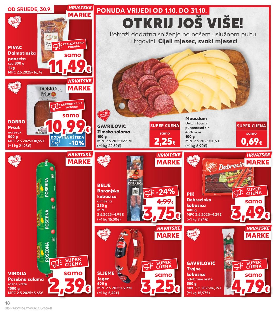 Kaufland catalog page 18 — 2026-09-30 to 2026-10-06