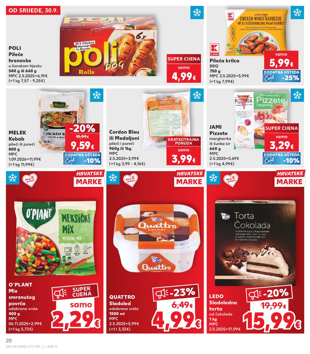 Kaufland catalog page 20 — 2026-09-30 to 2026-10-06