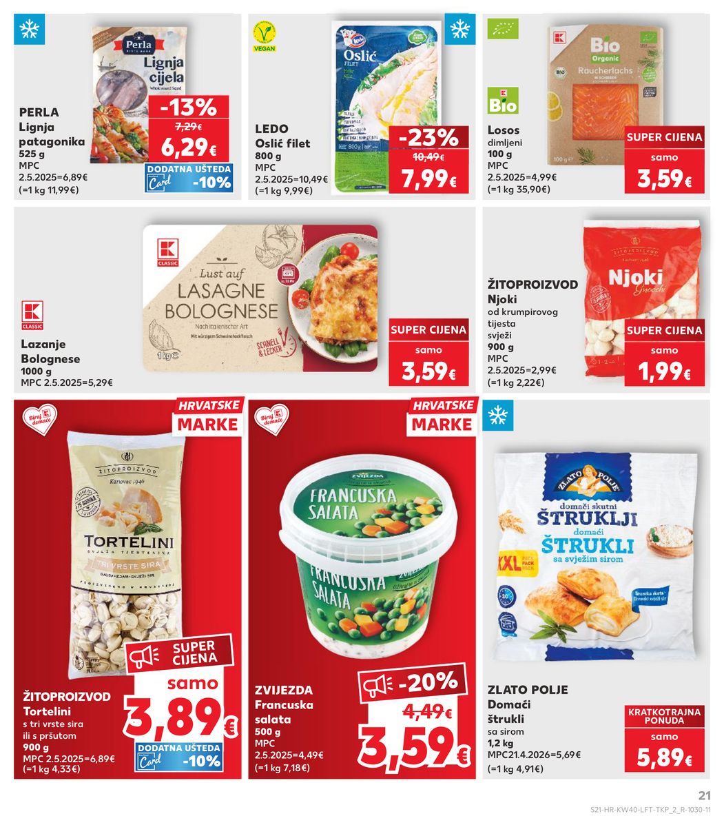Kaufland catalog page 21 — 2026-09-30 to 2026-10-06