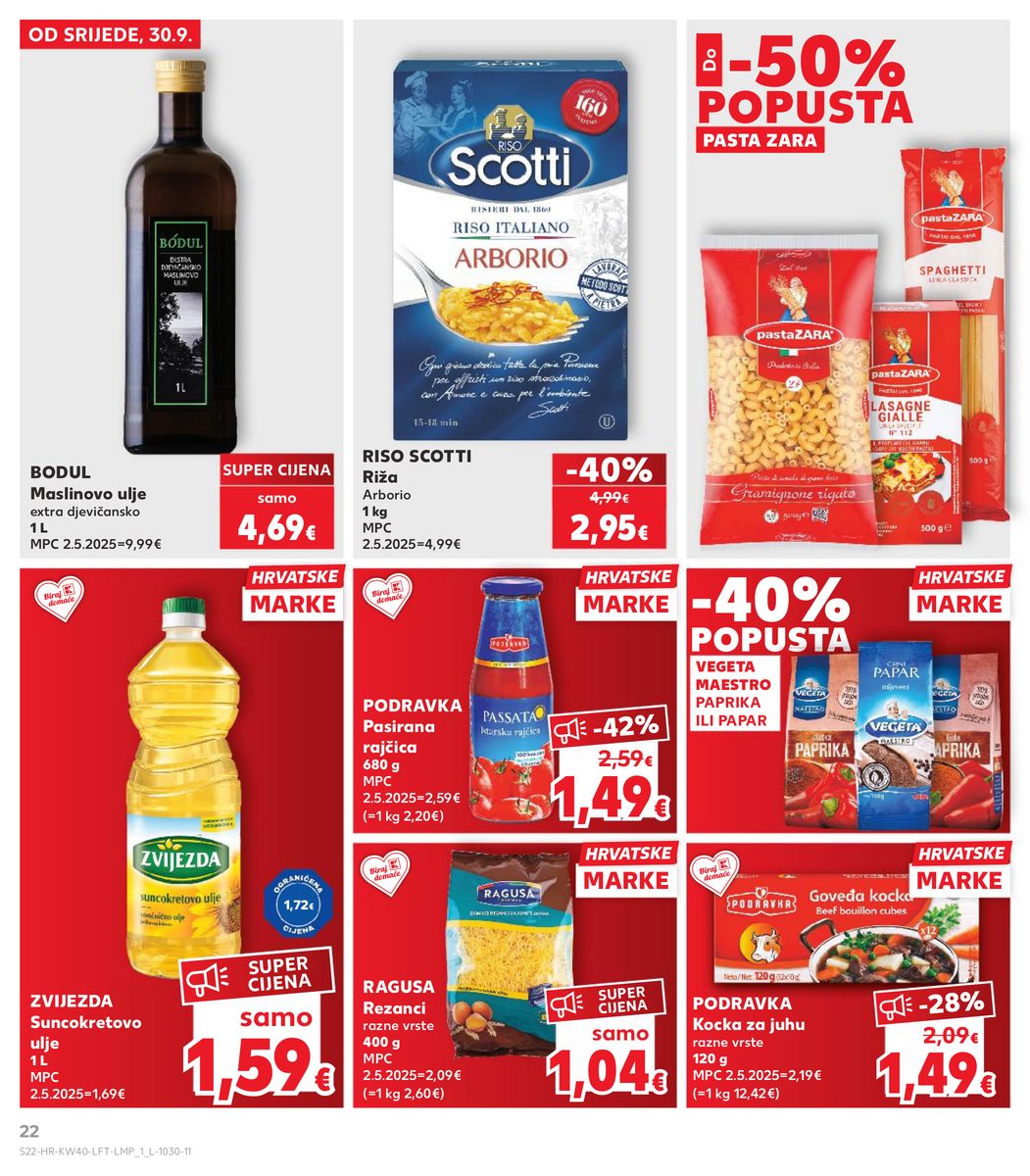 Kaufland catalog page 22 — 2026-09-30 to 2026-10-06