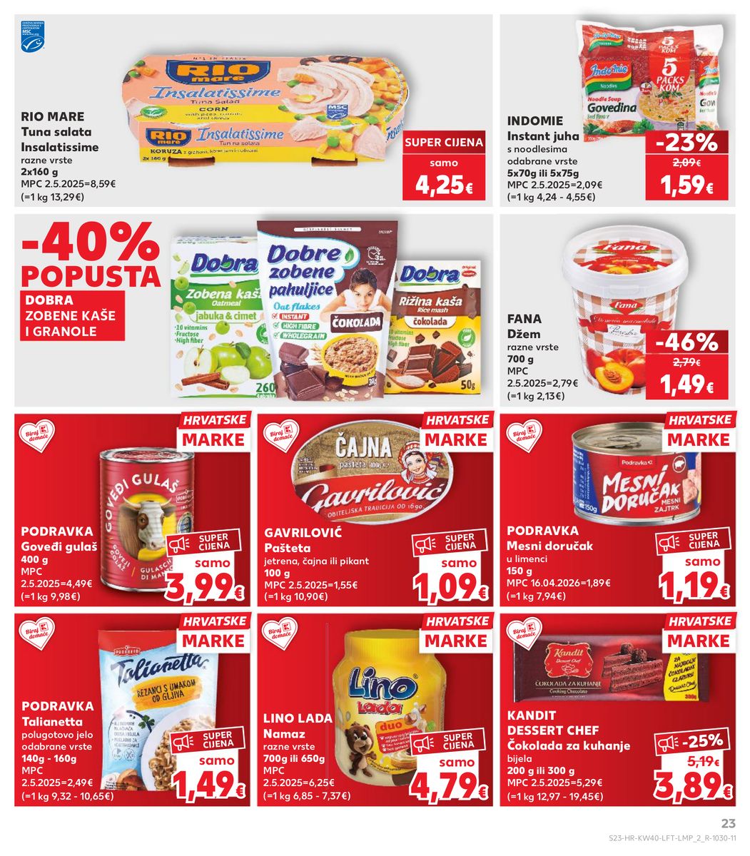 Kaufland catalog page 23 — 2026-09-30 to 2026-10-06