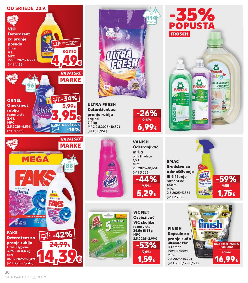 Kaufland catalog page 30 — 2026-09-30 to 2026-10-06