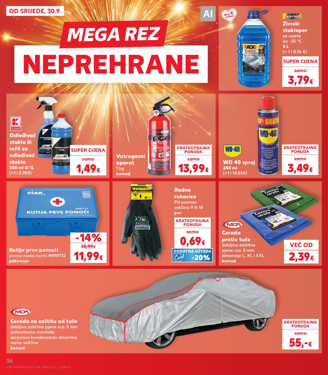 Kaufland catalog page 36 — 2026-09-30 to 2026-10-06
