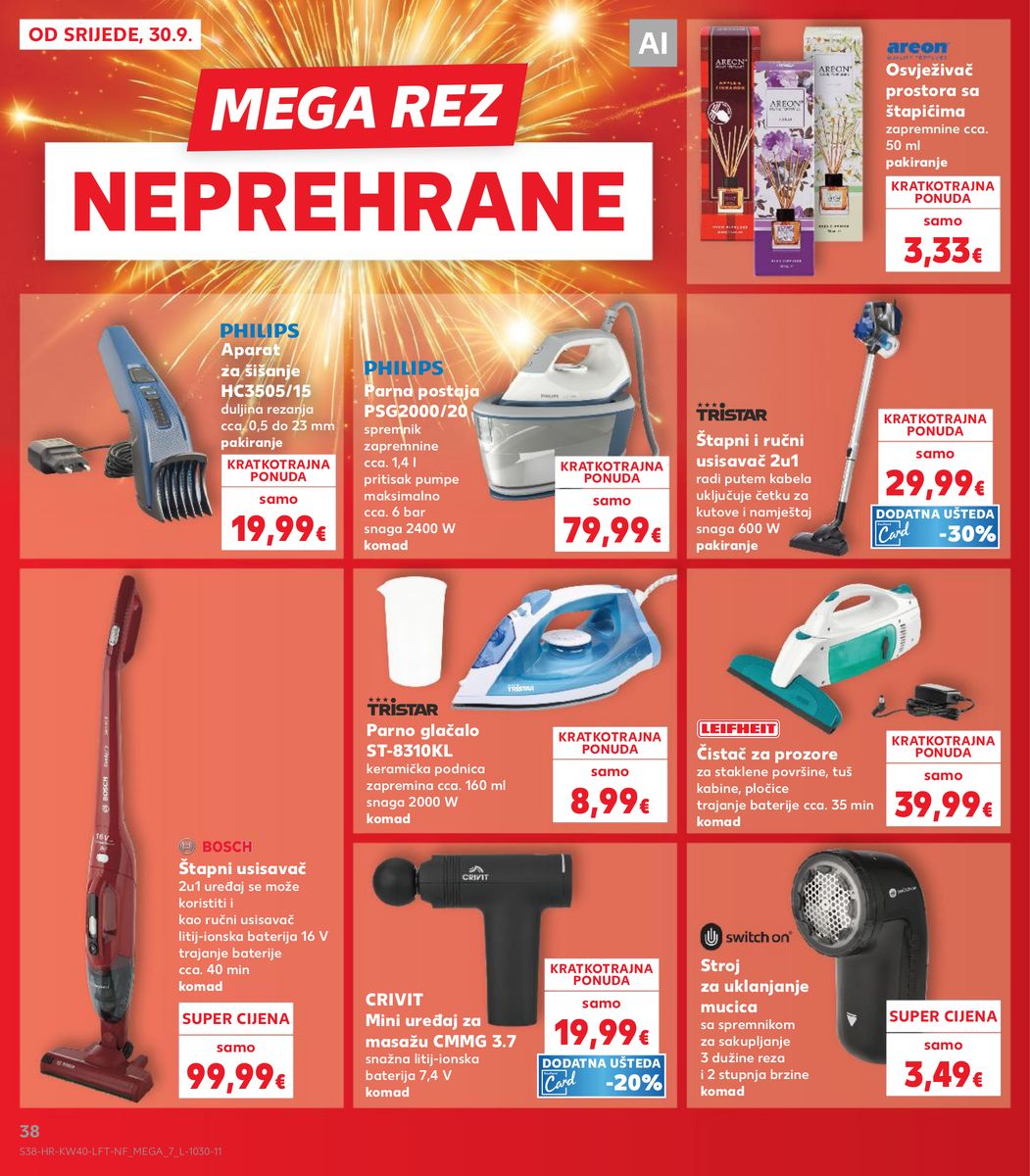Kaufland catalog page 38 — 2026-09-30 to 2026-10-06