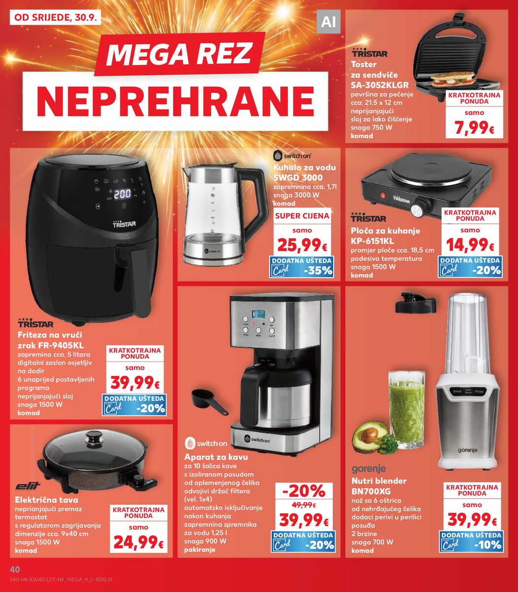 Kaufland catalog page 40 — 2026-09-30 to 2026-10-06