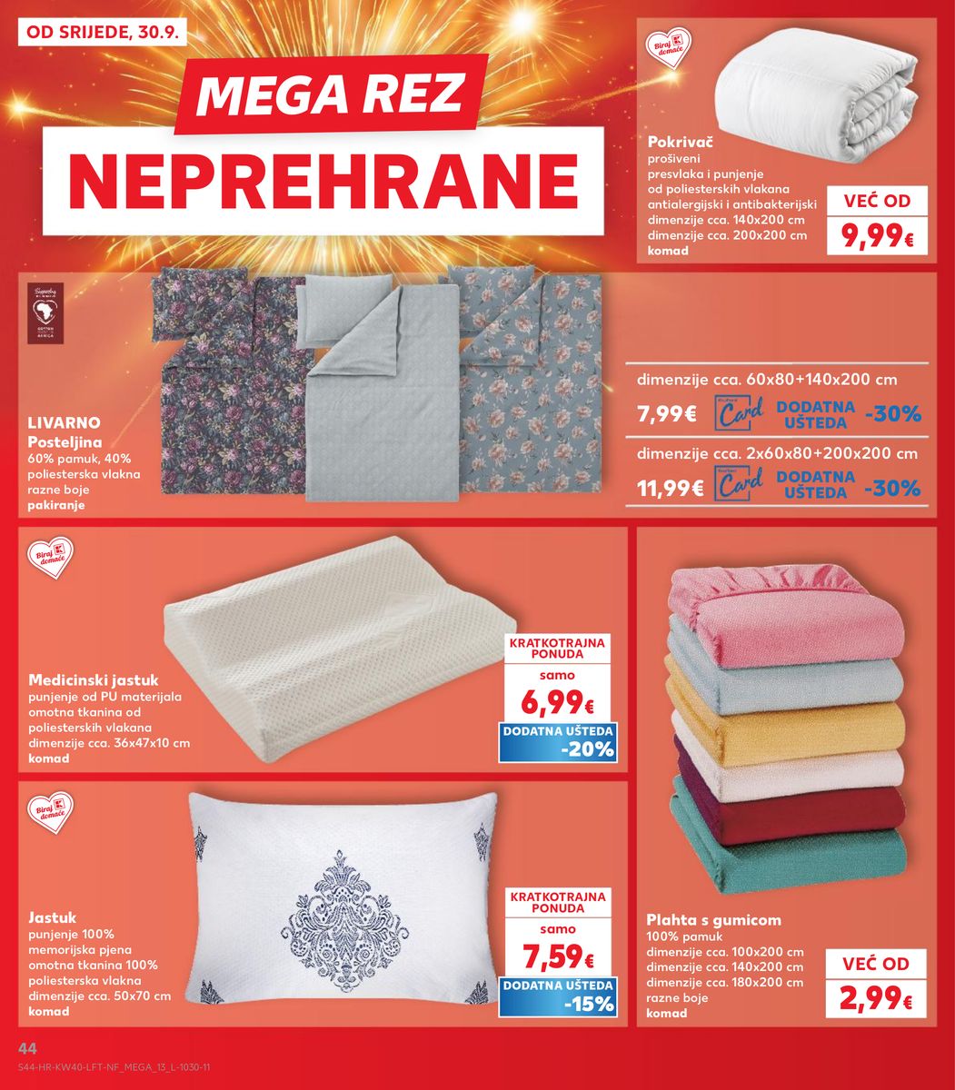 Kaufland catalog page 44 — 2026-09-30 to 2026-10-06