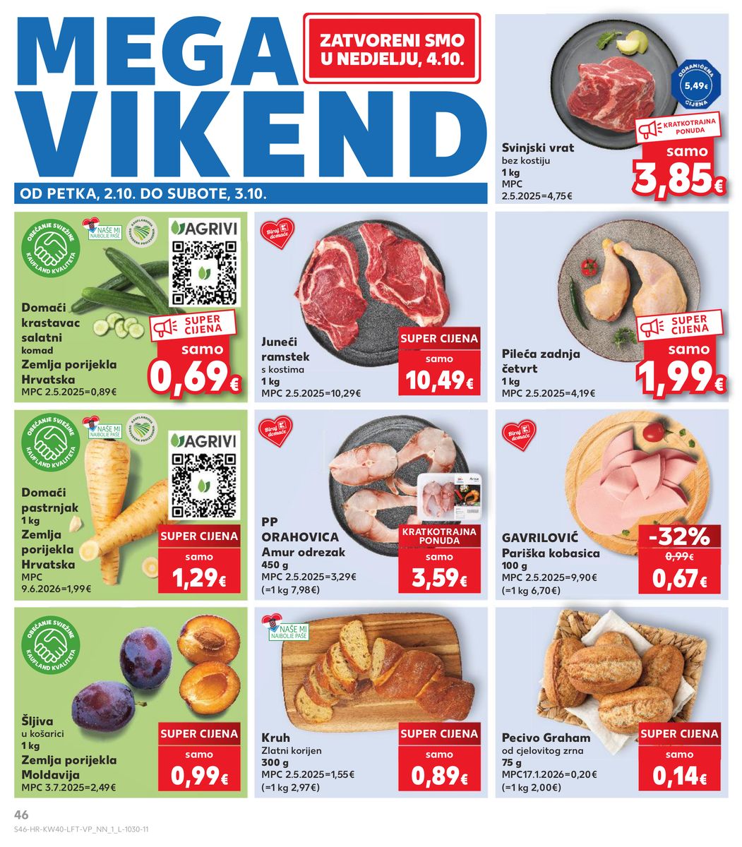 Kaufland catalog page 46 — 2026-09-30 to 2026-10-06