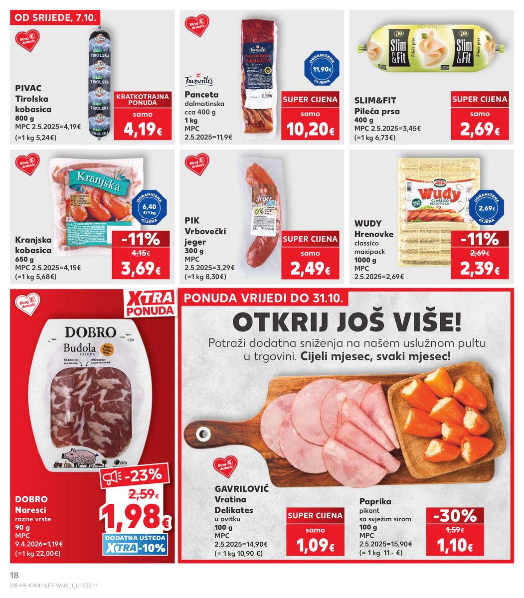 Kaufland catalog page 18 — 2026-10-07 to 2026-10-13