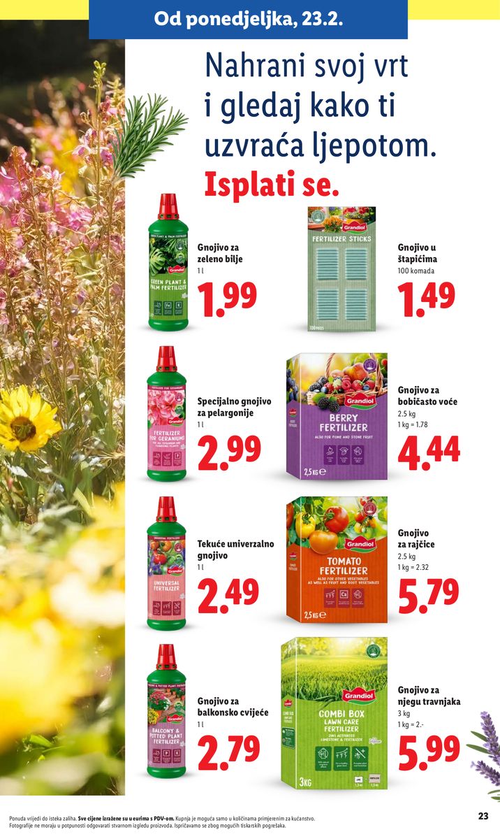 Lidl catalog page 23 — 2026-02-23 to 2026-07-01