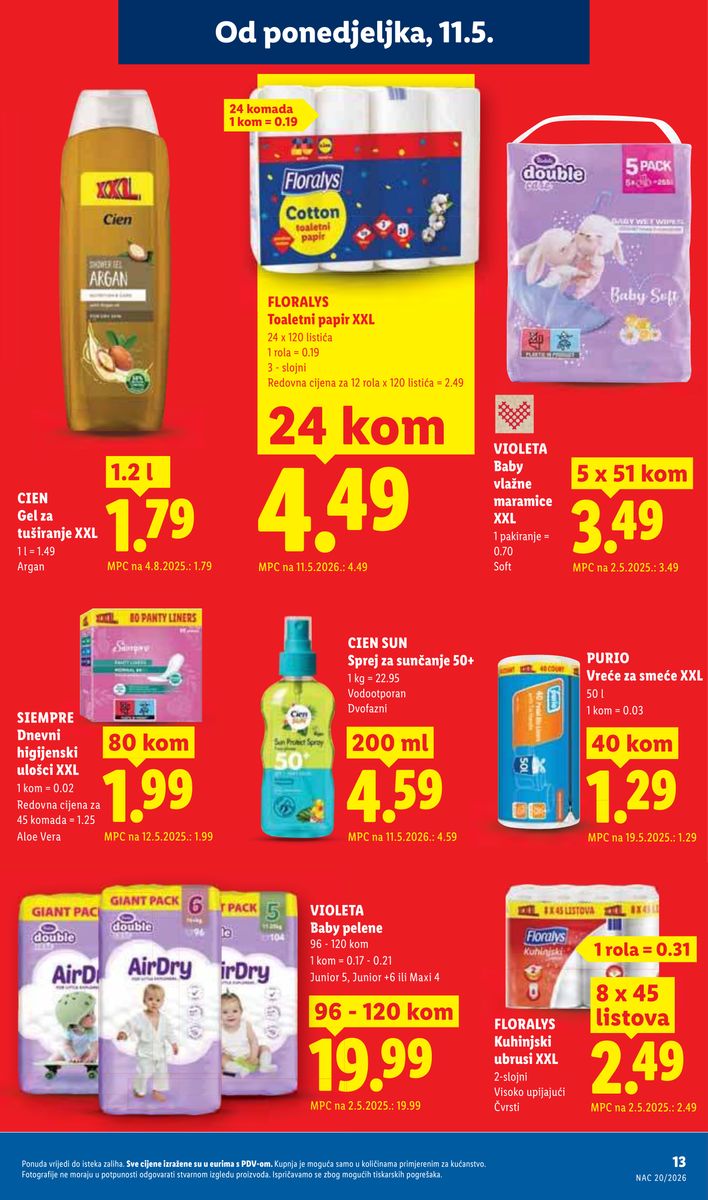 Lidl catalog page 13 — 2026-05-11 to 2026-05-17