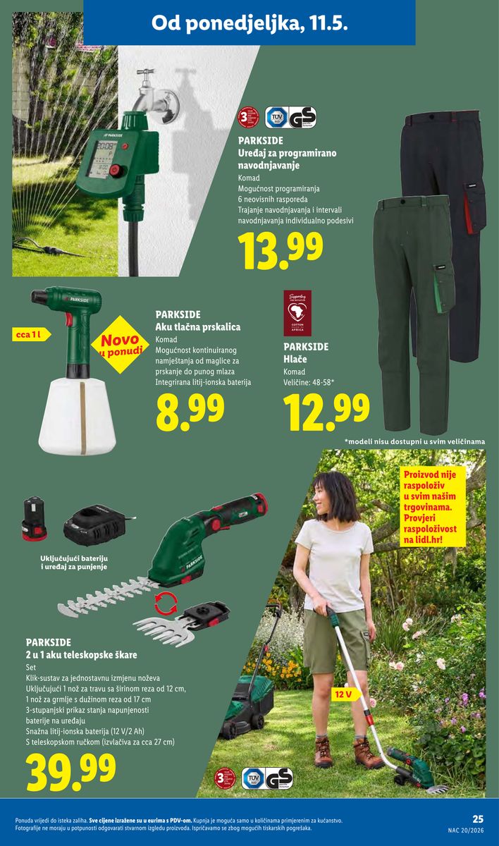 Lidl catalog page 25 — 2026-05-11 to 2026-05-17