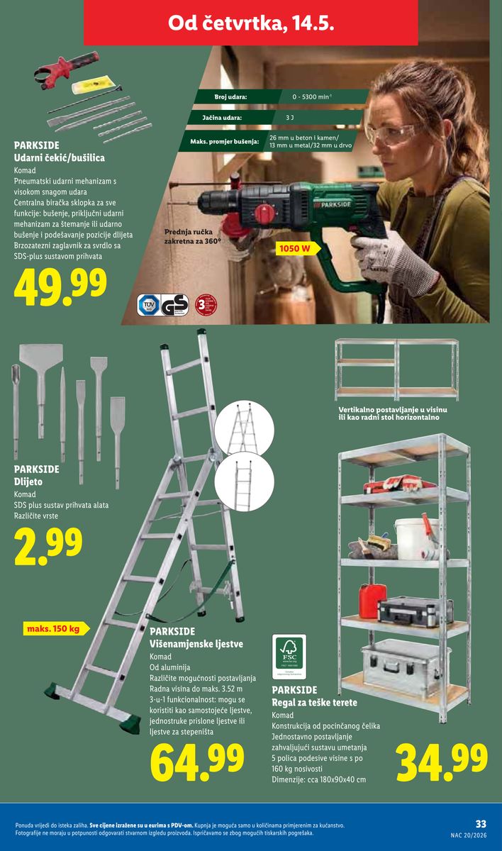 Lidl catalog page 33 — 2026-05-11 to 2026-05-17