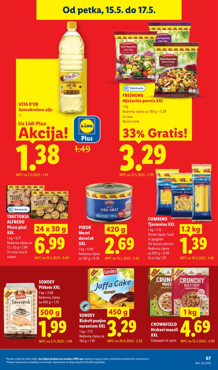 Lidl catalog page 67 — 2026-05-11 to 2026-05-17