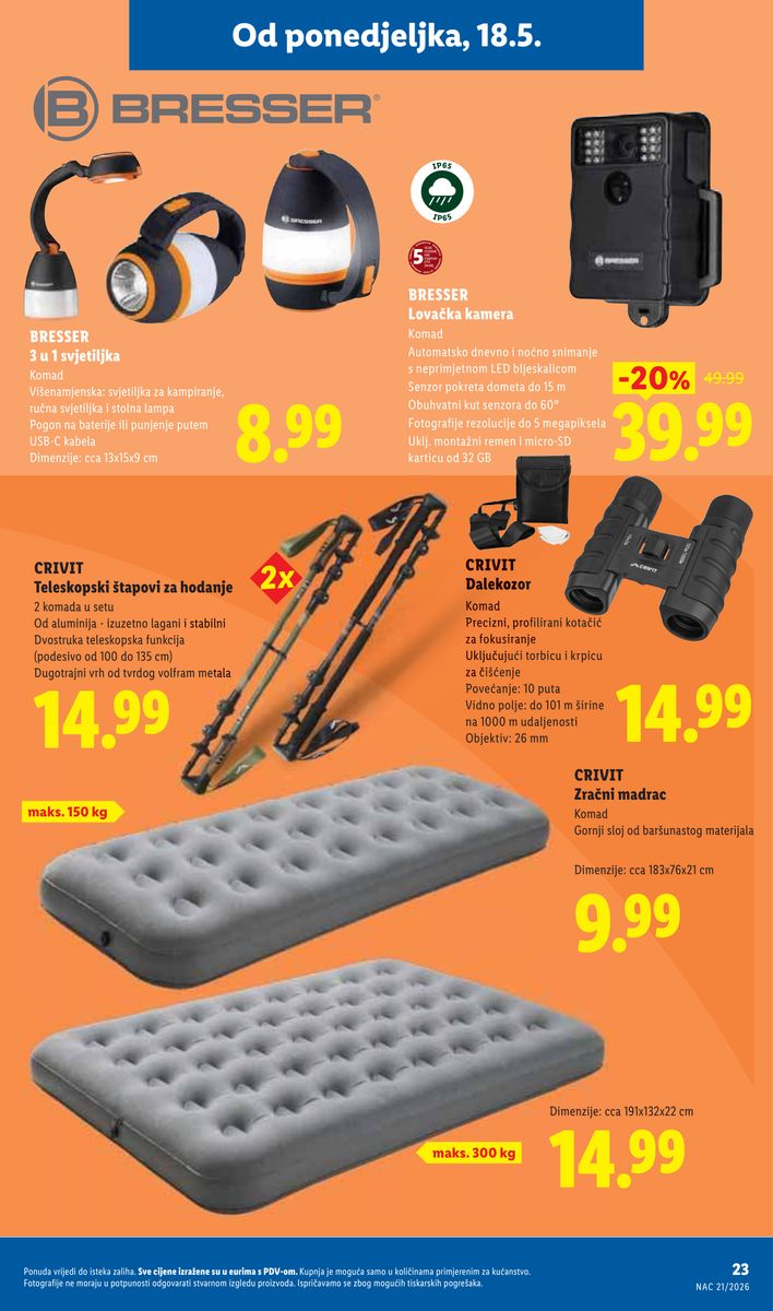 Lidl catalog page 23 — 2026-05-18 to 2026-05-24