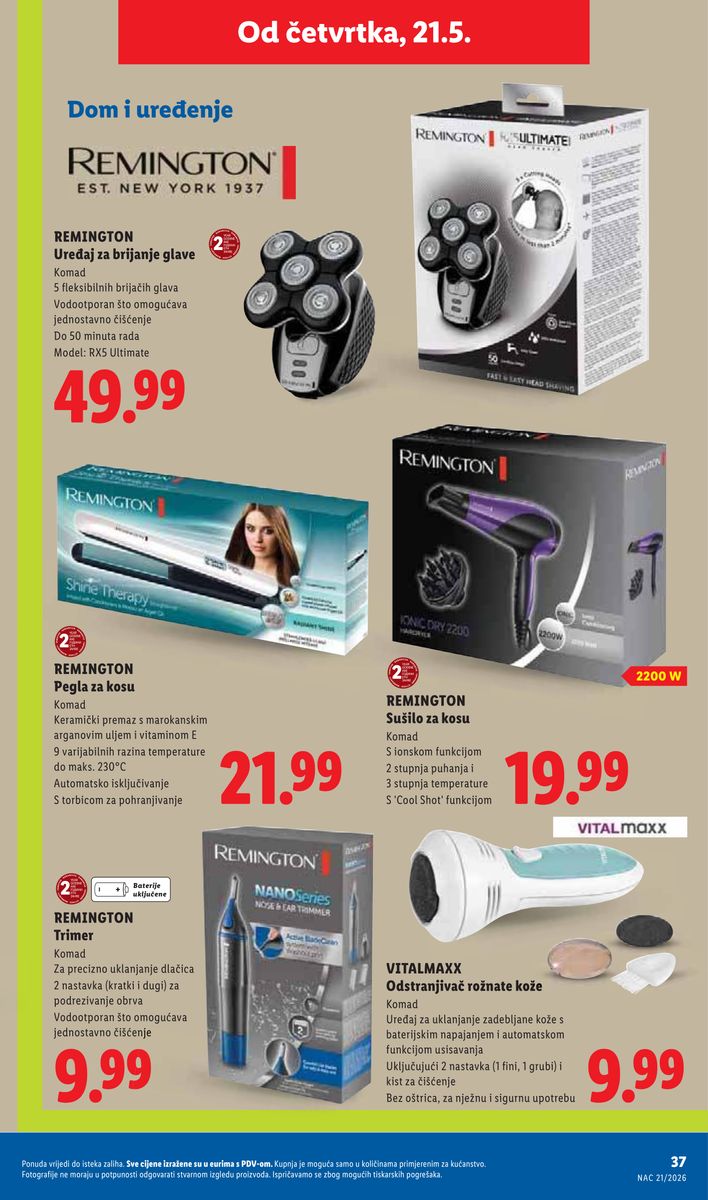 Lidl catalog page 37 — 2026-05-18 to 2026-05-24