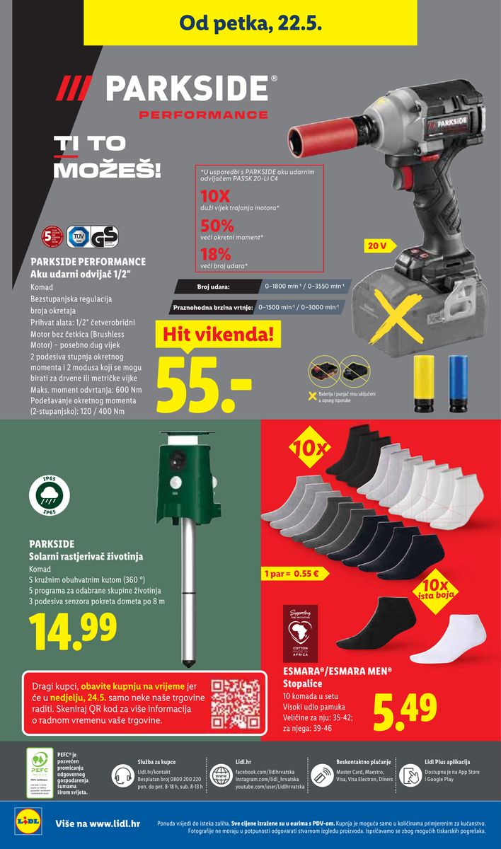 Lidl catalog page 66 — 2026-05-18 to 2026-05-24
