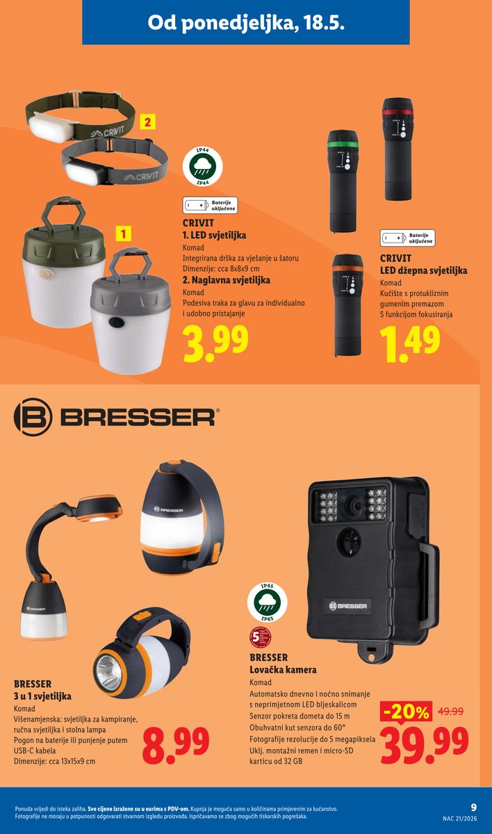 Lidl catalog page 9 — 2026-05-18 to 2026-08-31