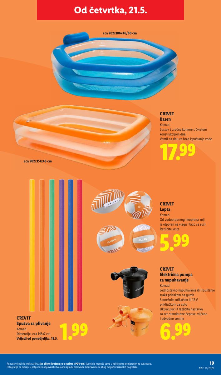 Lidl catalog page 19 — 2026-05-18 to 2026-08-31