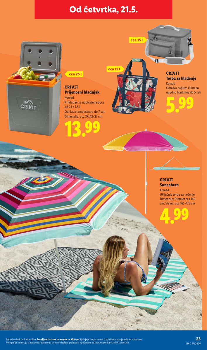 Lidl catalog page 23 — 2026-05-18 to 2026-08-31