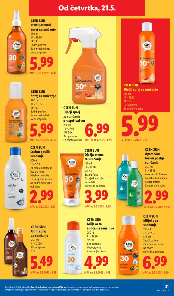 Lidl catalog page 31 — 2026-05-18 to 2026-08-31