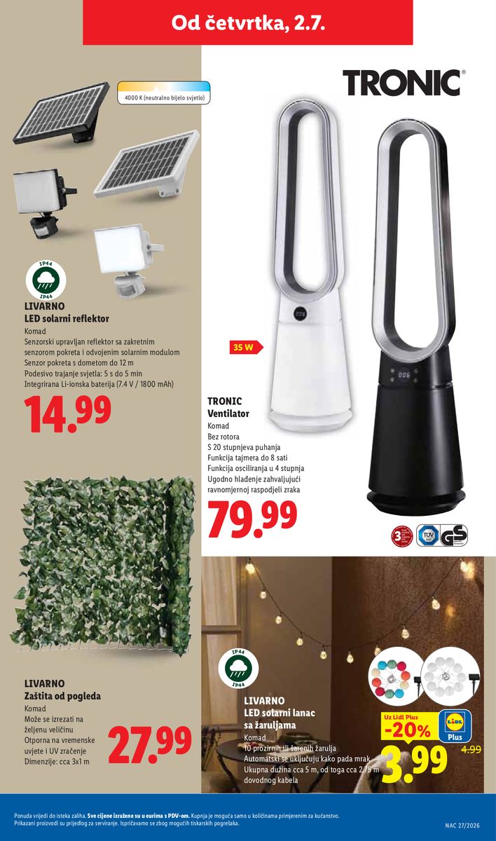 Lidl catalog page 45 — 2026-06-29 to 2026-07-05