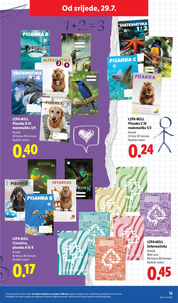 Lidl catalog page 13 — 2026-07-29 to 2026-09-01
