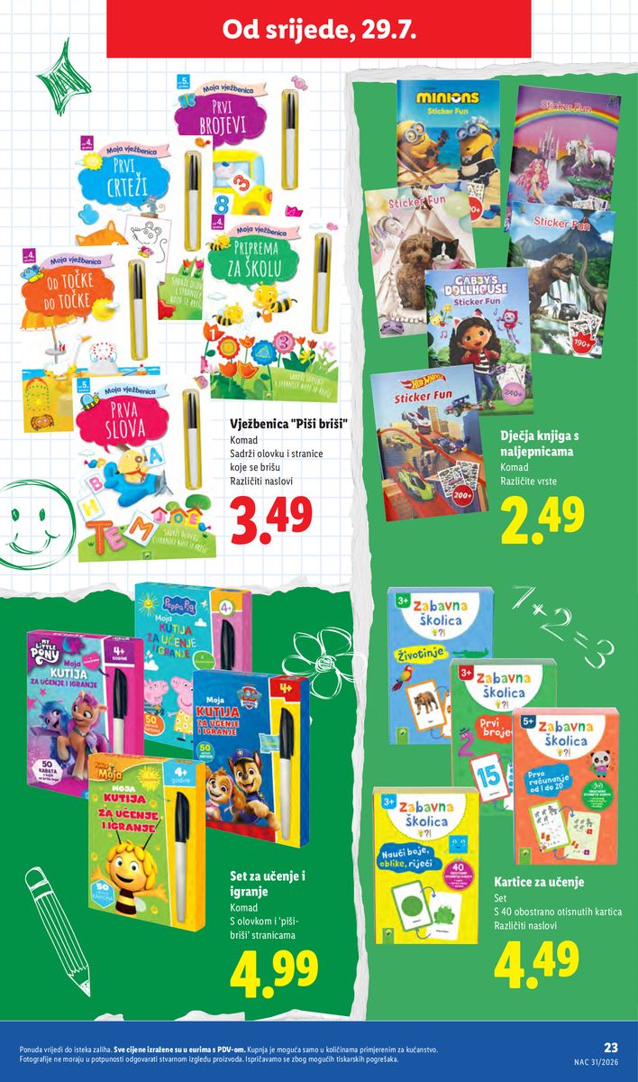 Lidl catalog page 23 — 2026-07-29 to 2026-09-01