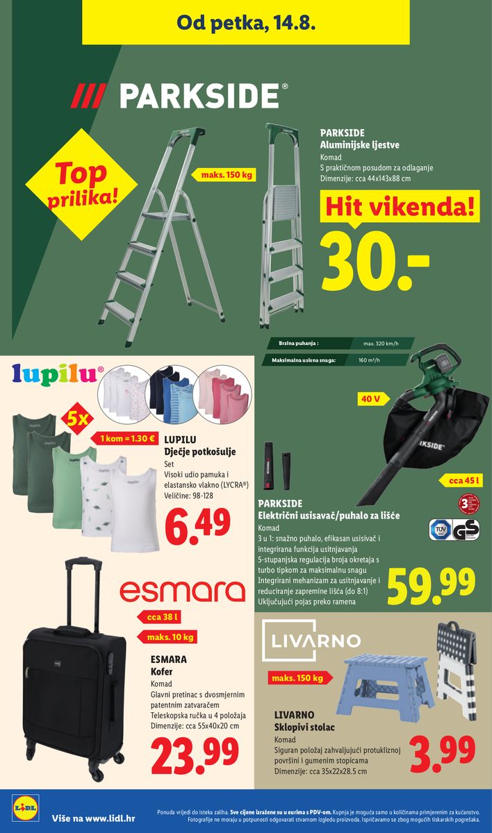 Lidl catalog page 72 — 2026-08-10 to 2026-08-16