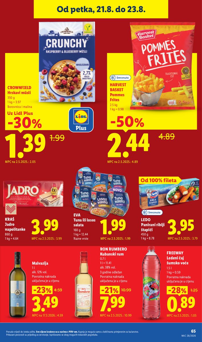 Lidl catalog page 65 — 2026-08-17 to 2026-08-23