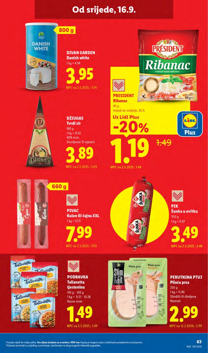 Lidl catalog page 63 — 2026-09-14 to 2026-09-20