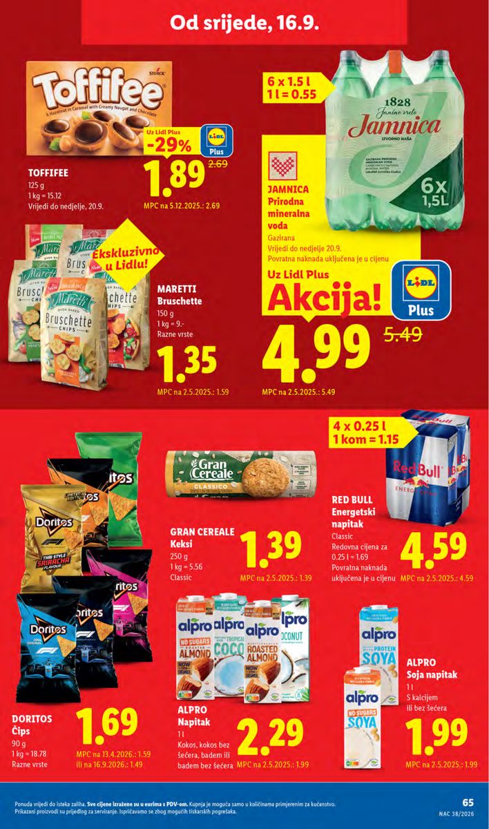 Lidl catalog page 65 — 2026-09-14 to 2026-09-20