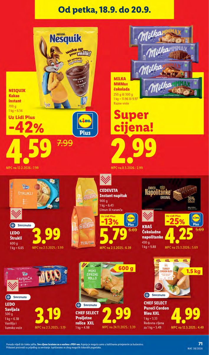 Lidl catalog page 71 — 2026-09-14 to 2026-09-20