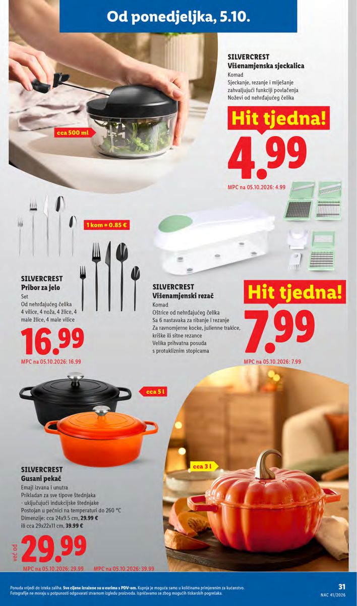 Lidl catalog page 31 — 2026-10-05 to 2026-10-11