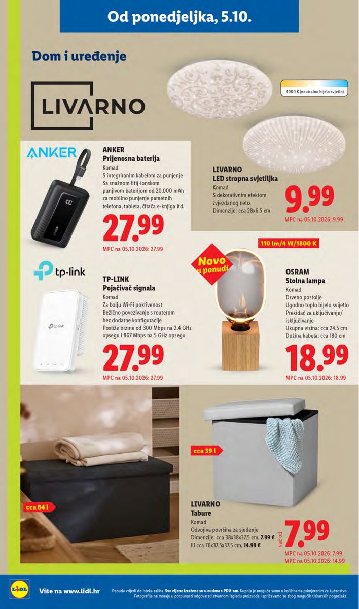 Lidl catalog page 36 — 2026-10-05 to 2026-10-11