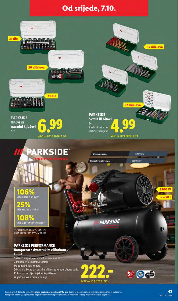 Lidl catalog page 43 — 2026-10-05 to 2026-10-11