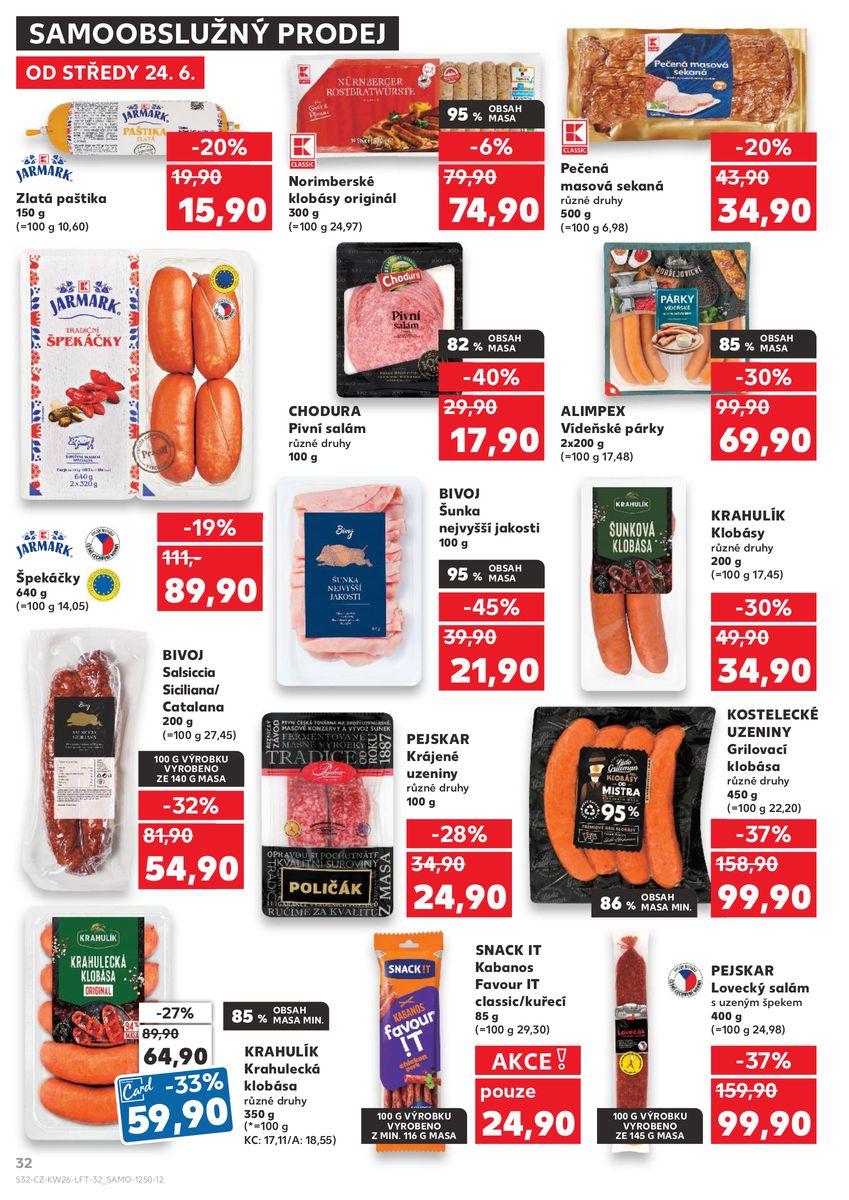 Kaufland catalog page 32 — 2026-06-24 to 2026-06-30