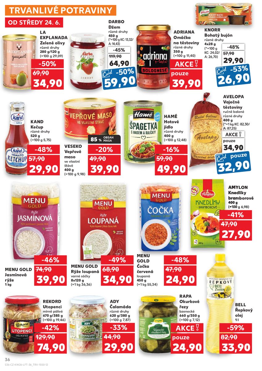 Kaufland catalog page 36 — 2026-06-24 to 2026-06-30